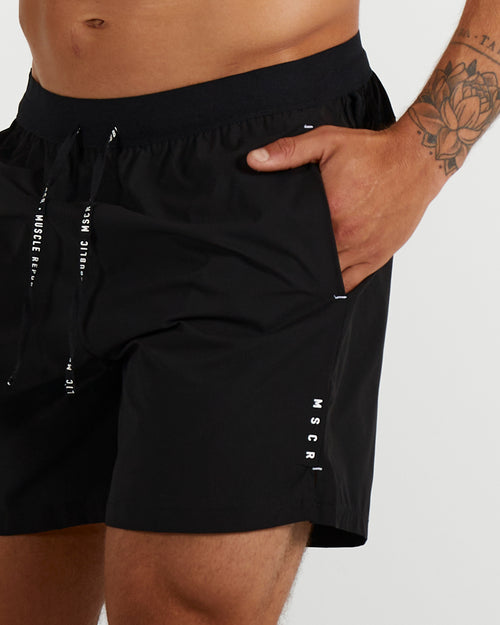 COMPOUND SHORTS 5" - BLACK