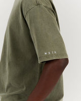 MEN'S OVERSIZED TEE - WASHED KHAKI