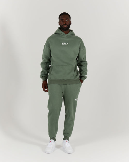 RELAXED HOODIE - DARK SAGE