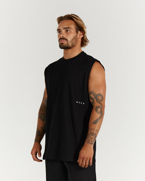 LIGHTWEIGHT OVERSIZED TANK - BLACK