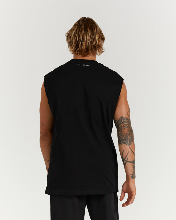 LIGHTWEIGHT OVERSIZED TANK - BLACK