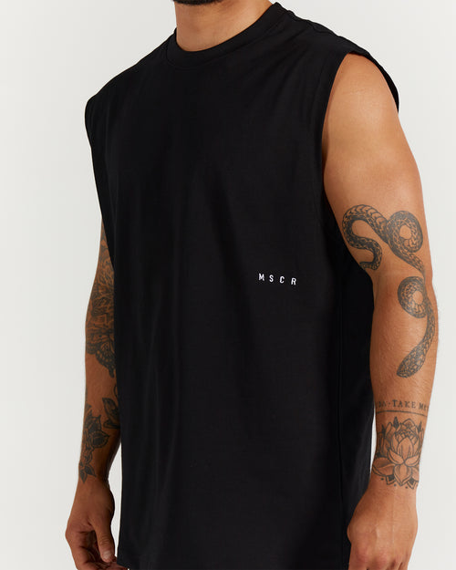 LIGHTWEIGHT OVERSIZED TANK - BLACK