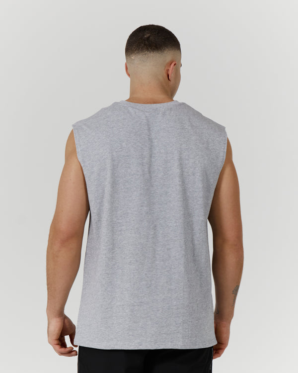 LIGHTWEIGHT OVERSIZED TANK - VARSITY GREY