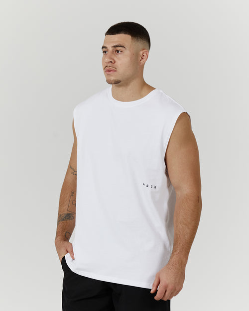 LIGHTWEIGHT OVERSIZED TANK - WHITE