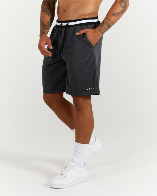 COURTSIDE SHORTS - CHARCOAL