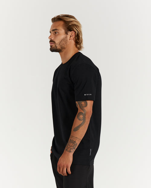 SYDNEY PITCH TEE - BLACK