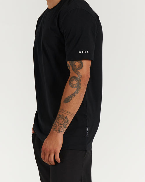 SYDNEY PITCH TEE - BLACK