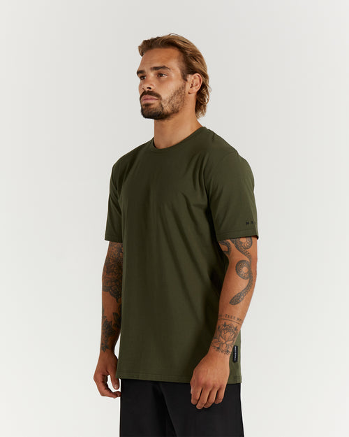 SYDNEY PITCH TEE - KHAKI GREEN