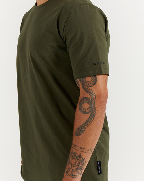 SYDNEY PITCH TEE - KHAKI GREEN