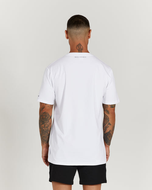 SYDNEY PITCH TEE - WHITE