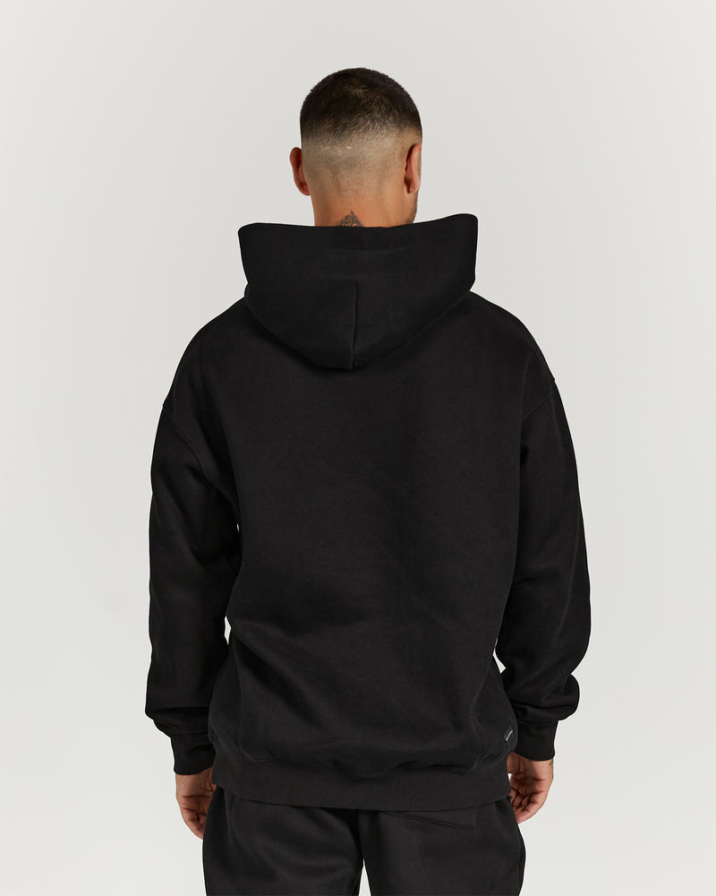 CLASSIC HOODIE BLACK – MUSCLE REPUBLIC - Main Image