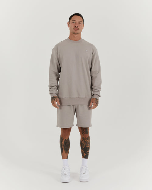 UNWIND CREW JUMPER - RHINO