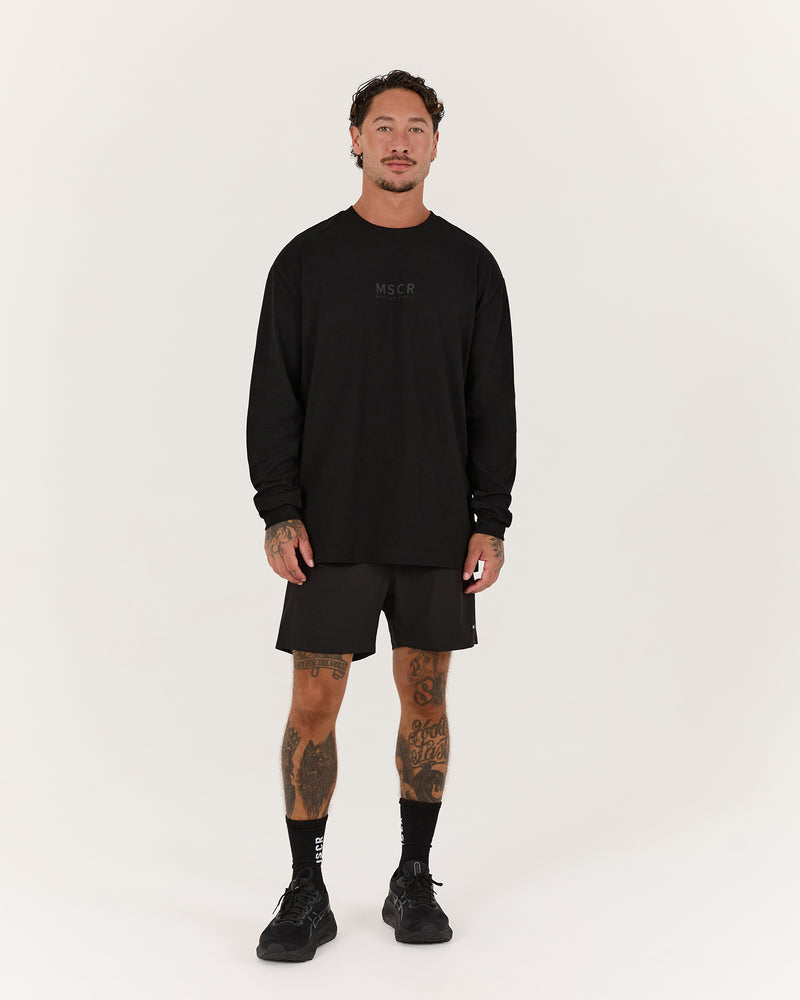 CLASSIC PASTIME LONG SLEEVE TEE - BLACK