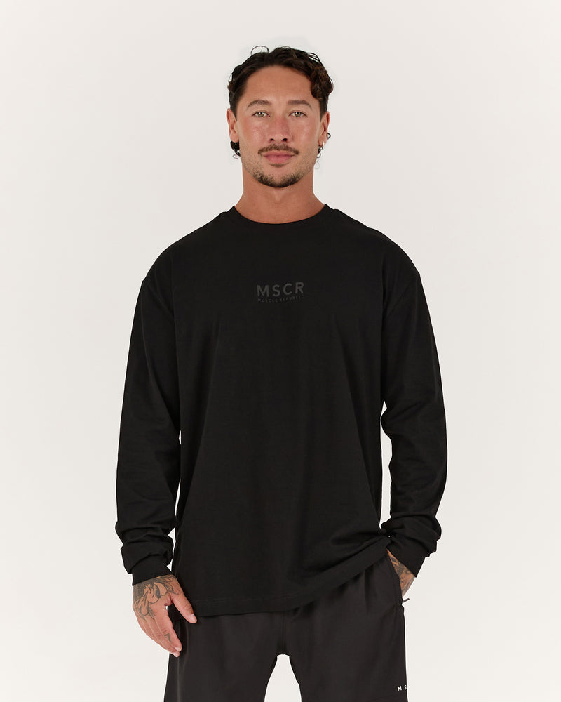 CLASSIC PASTIME LONG SLEEVE TEE - BLACK
