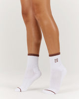 MSCR CONTRAST TUBE SOCKS - TOFFEE