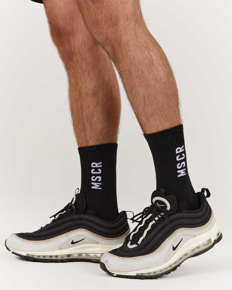 MSCR MENS SOCKS - BLACK