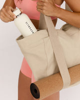 MSCR CANVAS YOGA TOTE BAG - OXFORD TAN