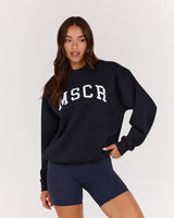 CLASSIC CREW JUMPER - MIDNIGHT NAVY MSCR COLLEGIATE