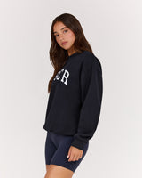 CLASSIC CREW JUMPER - MIDNIGHT NAVY MSCR COLLEGIATE