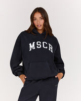 OVERSIZED HOODIE - MIDNIGHT NAVY MSCR COLLEGIATE