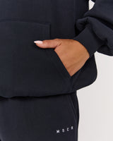 OVERSIZED HOODIE - MIDNIGHT NAVY MSCR COLLEGIATE