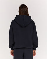 OVERSIZED ZIP UP HOODIE - MIDNIGHT NAVY MSCR COLLEGIATE