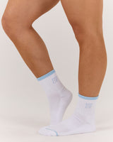 MSCR CONTRAST TUBE SOCKS - ICE BLUE