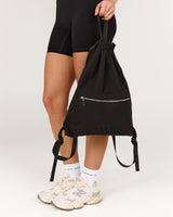 MSCR DRAWSTRING BACKPACK - BLACK