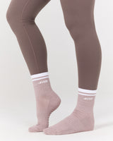 MSCR GRIP SOCKS - LIGHT PEPPERCORN WHITE