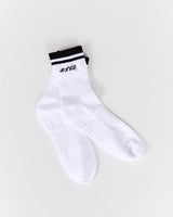MSCR GRIP SOCKS - WHITE BLACK
