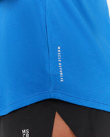 INTERVAL LONGLINE SINGLET - LUMINOUS BLUE MSCR