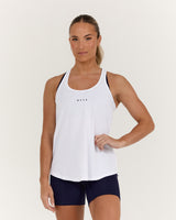 INTERVAL LONGLINE SINGLET - WHITE