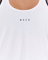 INTERVAL LONGLINE SINGLET - WHITE