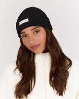 MSCR KNIT BEANIE - BLACK