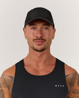 MSCR LIGHTWEIGHT RUN CAP - BLACK