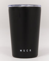 MSCR STAINLESS STEEL COFFEE CUP - BLACK