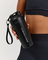 MSCR STAINLESS STEEL PROTEIN SHAKER - BLACK