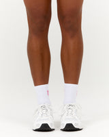 MSCR TUBE SOCKS - WHITE PINK