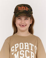 KIDS OFF ROAD TRUCKER CAP - VINTAGE CAMO PRINT