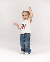 MSCR SPORTS KIDS TEE - PORCELAIN