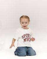 MSCR SPORTS KIDS TEE - PORCELAIN