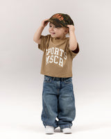 KIDS OFF ROAD TRUCKER CAP - VINTAGE CAMO PRINT