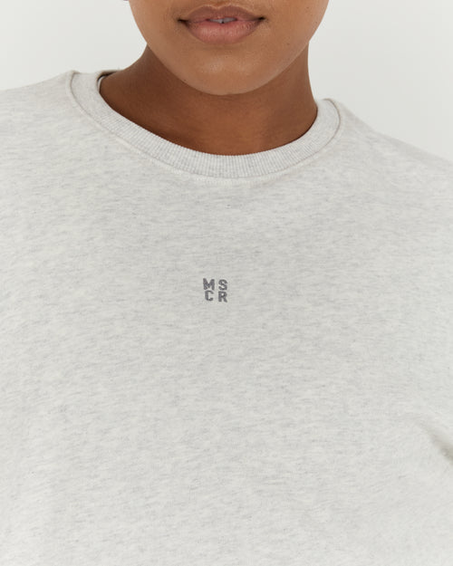 LEISURE CREW JUMPER - ICE GREY