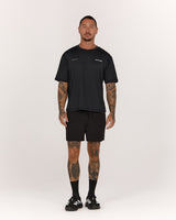PHOENIX BOXY TEE - BLACK MWH