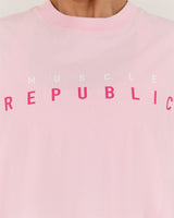 NBCF ESSENTIALS TEE - FADED PINK