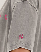NBCF ESSENTIALS TEE - FADED GREY
