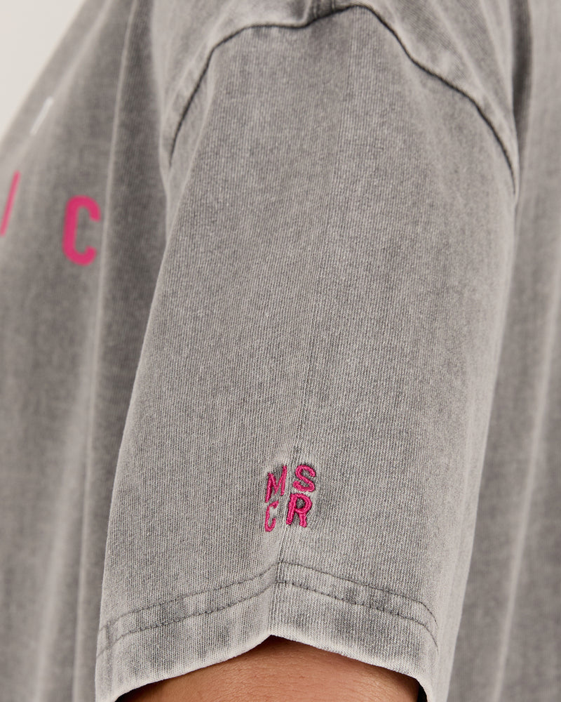 NBCF ESSENTIALS TEE - FADED GREY