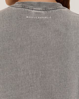 NBCF ESSENTIALS TEE - FADED GREY