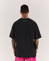 NBCF TIMELESS TEE - FADED BLACK