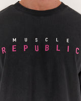 NBCF TIMELESS TEE - FADED BLACK
